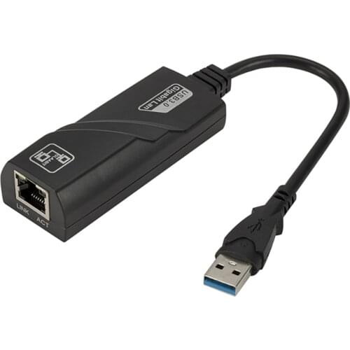 Ethernet Adapter USB 3.0 to 10/100/1000Mbps Gigabit Ethernet RJ45 LAN Wired Network Adapter for Laptop PC