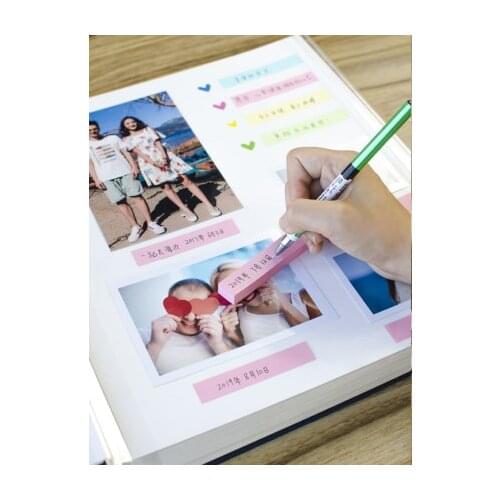 Photo Album Diy Baby Memorial Book Self-Adhesive Film-covered Family Handmade Childrens Gift