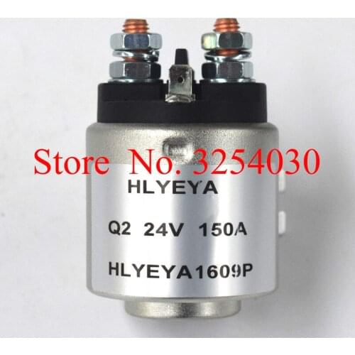 Exquisite HLYEYA 1609P Silver 24V 150A DC Lifting Contactor for Electric Tourist Coach or Sightseeing Car Electric Pallet Trucks