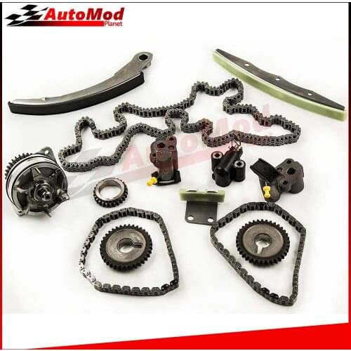 Timing Chain Kit W/ Water Pump Fit NissanAltima Maxima Quest 3.5L V6 DOHC VQ35DE 2004-2009 13070-7Y016 13070-7Y011, 13070-7Y000