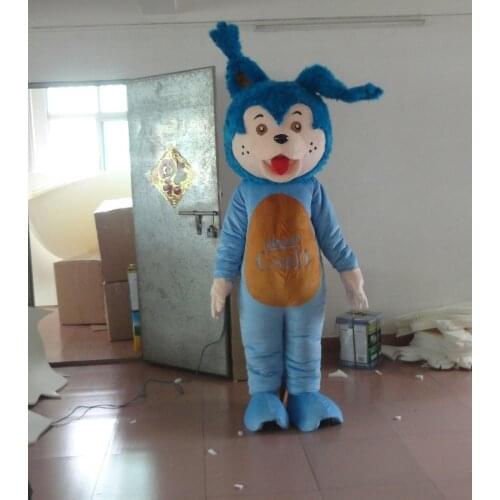 Blue Cat Mascot Costume Suits Cosplay Party Game Dress Outfit Clothing Advertising Interesting Apparel Cartoon Character Clothes
