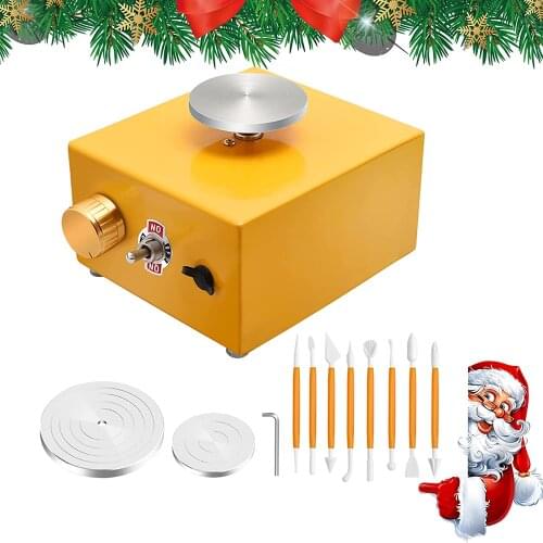 Mini Pottery Wheel Pottery 6.5cm 10cm Turntable DIY Pottery Machine Clay Tool Making Ceramic Machine Kit Ceramic Clay Potter New