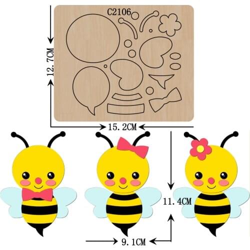 New honeybee Wooden die Scrapbooking C2106 Cutting Dies