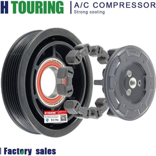 NEW ACCompressor Clutch Pulley 6SEL16C for Peugeot RANCH GRAND RAID Box 5008 308 SW 1.4 1.6 9659855880 9684075880 9689084880