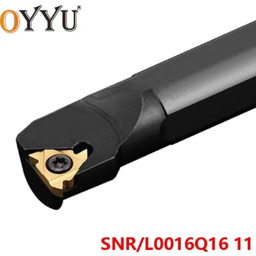 OYYU Threading Turning Tool Holder SNR0016Q16 SNR0016Q11 SNL0016Q16 SNR 0016 SNL Lathe Cutter Shank use 16ER 16IR 11IR inserts