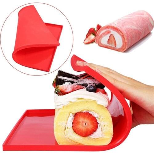 FOOD GRADE Silicone Baking Mat DIY Multifunction Cake Pad Non-Stick Oven Liner Swiss Roll Pad Bakeware Baking Tools