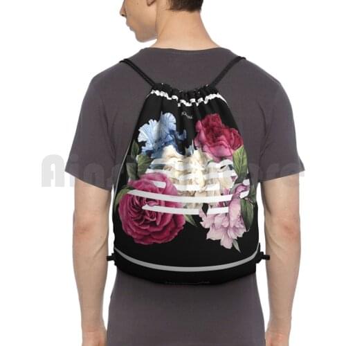 Flower Road Logo Backpack Drawstring Bag Riding Climbing Gym Bag Vip Flowers Road Flower Road K Pop Boyband Korean Music