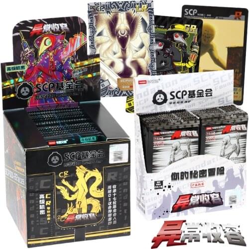 SCP Foundation Card Letters Paper Card Letters Games Children Anime Peripheral Character Collection Kids Gift Playing Card Toy