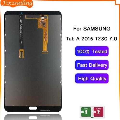 For Samsung Galaxy Tab A 7.0 T280 T285 LCD Display Touch Panel Screen Glass Digitizer Assembly Replacement For Samsung T280 T285