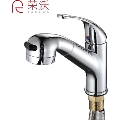 In 2021 year the best price with new design and abs plastic PULL-OUT BASIN FAUCET ，Grifo de agua fría y grifo de agua caliente