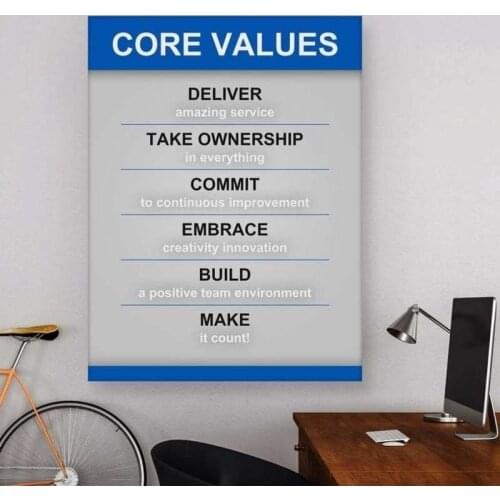 Inspirational quotes art posters and prints canvas painting decorative wall art pictures office home decoration