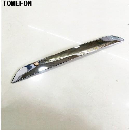 1piece For Toyota Sienta 2015 2016 2017 NHP170 Second generation ABS Chrome Rear Tail Door Trunk Lid Cover Molding Trim Trims