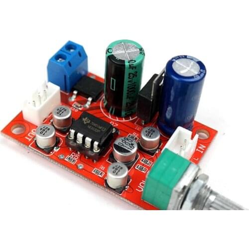 12V 24V NE5532 OP-AMP HIFI Amplifier Preamplifier Volume Tone EQ Control Board