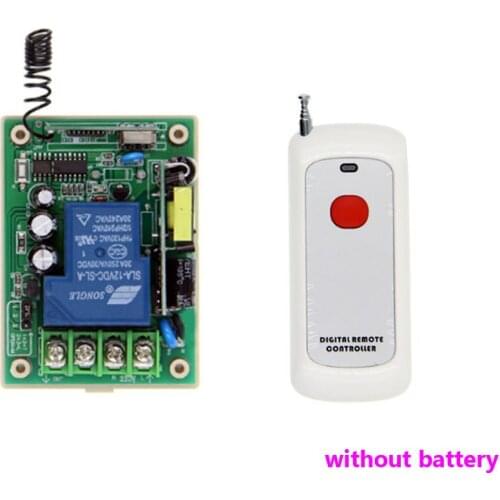 433Mhz Universal AC 85V ~ 250V 110V 220V 30A Relay 1CH Wireless Remote Control Switch