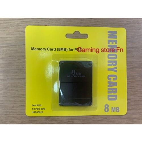 50pcs/lot made in china for psII game console for ps-2 8MB memory card