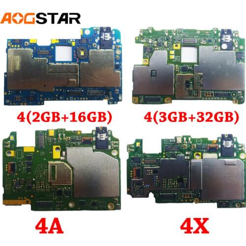 Aogstar Mobile Electronic Panel Mainboard Motherboard Unlocked With Chips Circuits Flex Cable For Xiaomi RedMi Hongmi 4 4A 4X