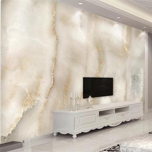 Beibehang Custom tapete 3d wandbild abstrakte atmosphäre beige beige licht elegante hintergrund wand marmor stein muster