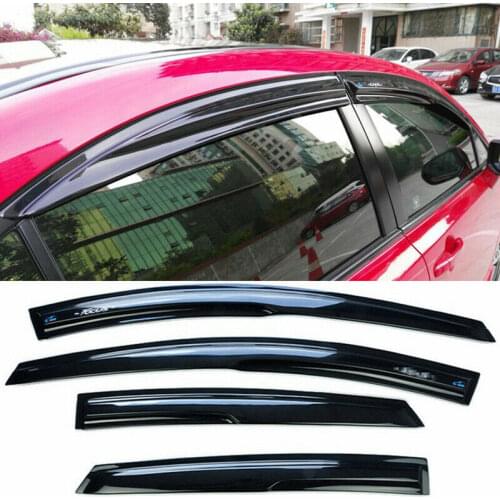 For Honda Civic Sedan 2006-2011 Black Side Window Visors Rain Guard Deflectors