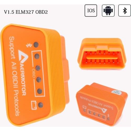 For Android/PC /IOS ELM327 V1.5 OBD 2 Diagnostic Scanner For Mitsubishi Lancer/PAJERO 2 3 V/ PAJERO SPORT5/ASX 2007- Auto OBDII