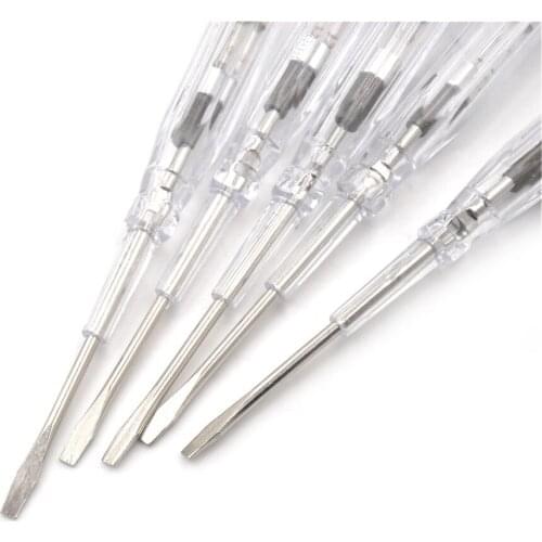 Hot Sale 1pcs Induced Electrical Tester Screwdriver Test Probe Pen Voltage Detector Light 100-500V