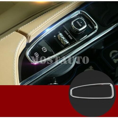 For VOLVO XC90 ABS Chrome Console Gear Shift Box Frame Cover Trim 2016-2020 1pcs Car Accessories Interior Car Decor Car Trim