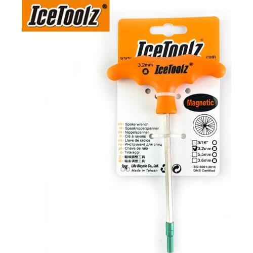 IceToolz Bicycle Spoke Wrench Tool 12A7 12B7 For 3/16'' 3.2mm Square Nipple Bike Spokes Repair Tools Cycling Equipments Parts