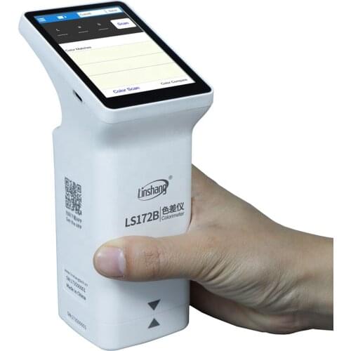 The new generation LS172B smart touch screen colorimeter is used for color measurement of paint ink and plastic