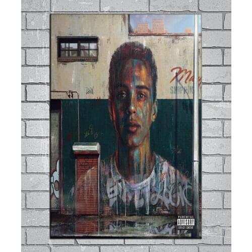Logic - American Hip Hop Rapper Group Music Star Light Canvas Custom Poster 24x36 27x40 inch Home Decor N822
