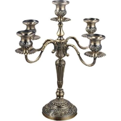 Fashion Vintage Metal Mousse Home Ktv Romantic Supplies Decoration Candle Holder
