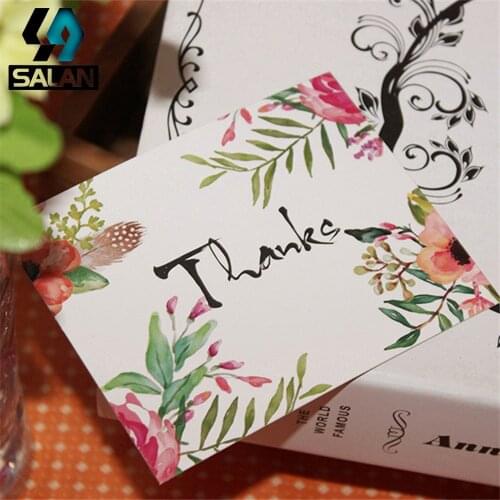 The new 1 pack of 50 Xiaoqing new creative gift card Thanksgiving card general greeting card birthday card