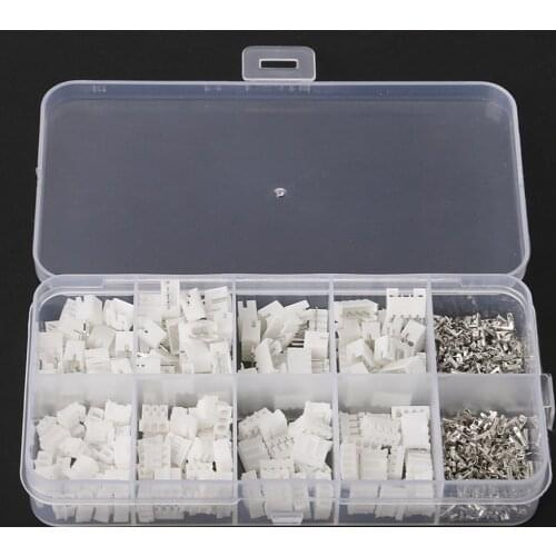 New High Quality 270Pcs/90 Sets PH 2.0mm 2 3 4 Pin Plug Connector Male Female Crimps DIP In A Box