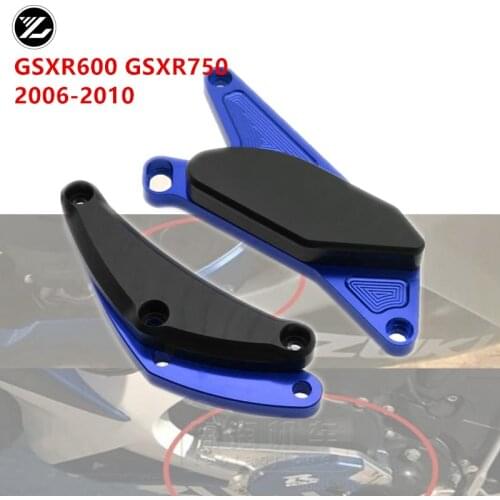 Motorcycle Frame Sliders Falling Crash Pad Protector for SUZUKI GSXR600 GSXR750 2006-2010 K6 K7 K8 crash protectors black green