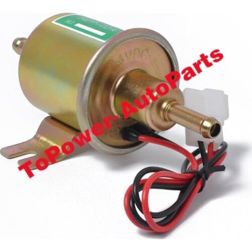 Universal 12/24V Electric Fuel Pump Low Pressure Bolt HEP-02A Fixing Wire Diesel Petrol for Car Carburetor Motorcycle ATV HEP02A