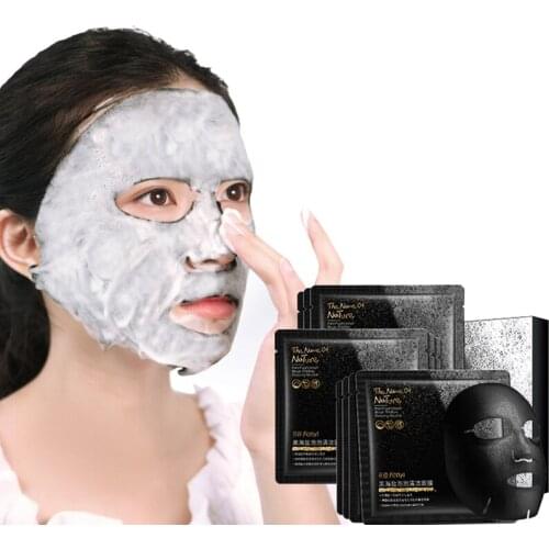 Magic Foam Mask Dredge Pores Clean Dirt Cleansing Mask Deep Moisturizing Remove Fine Lines Smoothing Skin Disposable Mask