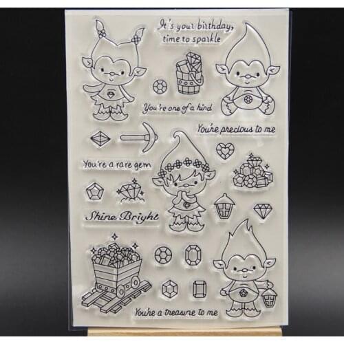 KSCRAFT Japan Transparent Clear Silicone Stamps for DIY Scrapbooking/Card Making/Kids Crafts Fun Decoration Supplies 153