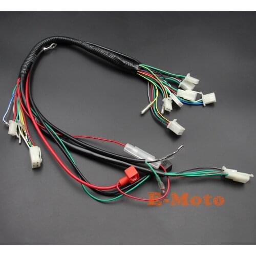 50cc 70cc 90cc 110cc 125cc CDI Wire Harness STATOR Assembly Wiring Set ATV Electric Quad Pit Bike Go Kart new E-Moto
