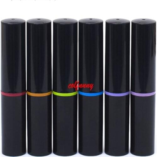 1000pcs/lot Fast Shipping black Empty lip balm containersempty cosmetic containers Lipstick containers cute lip balm tubes