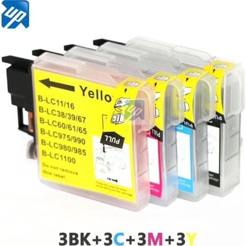 12 x INK cartridge for BROTHER LC-38 LC38 LC67 LC-67 MFC-795CW LC67 LC-67 MFC250 DCP-585CW