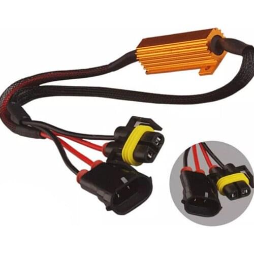 2Pcs H8/H11 LED DRL Fog Light Canbus 50W Load Resistor Error Free Decoder Cancel