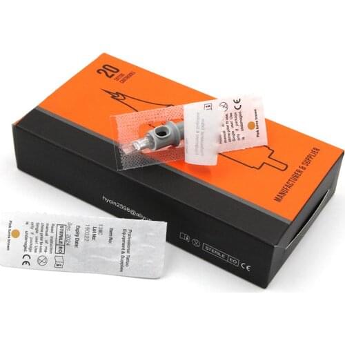 20 PCS Disposable Cartridge Needles Magnum Curved Bugpin Series fit Cartridge Grips