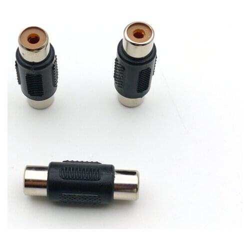 200pcs RCA Phono Coupler Female to Female Audio Video Connector Adaptor