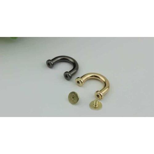 20pcs/lot Inner diameter 1.3 cm luggage hardware accessories arch screw on the bag arch bridge