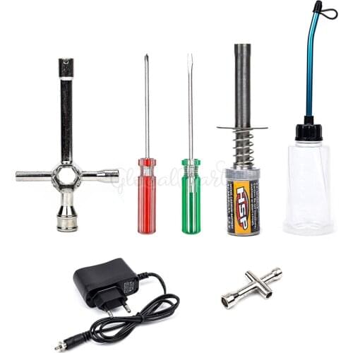 HSP 80141 Rechargeable Glow Plug starter Igniter AC Charger Ignition kit for Gas Nitro Engine Power 1/10 1/8 RC Car Engines