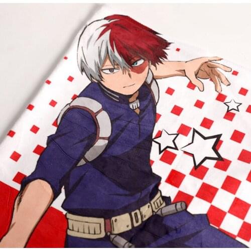Cosplaylegend My Hero Academia Boku no Hero Akademia Izuku Midoriya Bakugou Katsuki Shoto Todoroki cotton towel