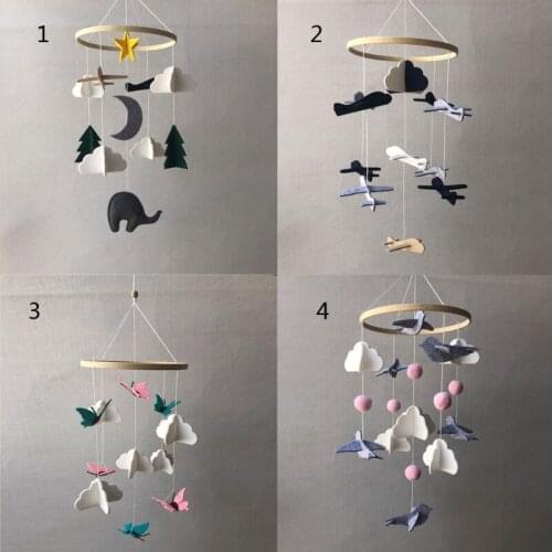 Baby Rattle Mobile Crib Toy Bed Hanging Newborn Wind Chimes Bell Kids Room Decoration Photography Props