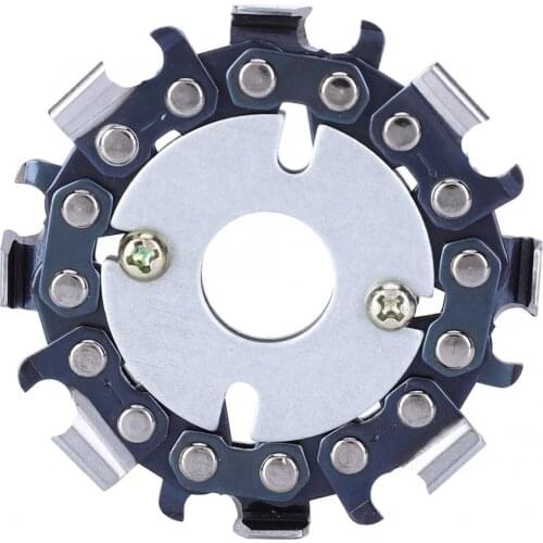 Chain Disc 2.5 Inch 8-Teeth Angle Grinder Chain Disc Wood Carving Disc Woodworking Tool Accessories Oscillating saw blades