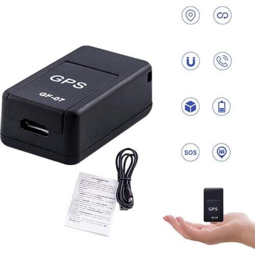 Gf07 Gsm Gprs Mini Car Magnetic Gps Anti-Lost Recording Real-Time Tracking Device Locator Tracker Support Mini Tf Card
