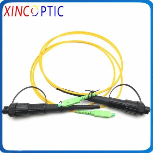 IP67 Huawei Corning Mini SC/APC to SC/APC Waterproof Outdoor 2Mtr Fiber Optic Patch Cord Test SM SCAPC Corning Connector OptiTap
