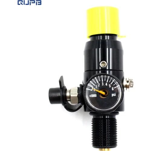 QUPB PCP Paintball HPA Tank Regulator Valve M18*1.5 Thread Black REG001