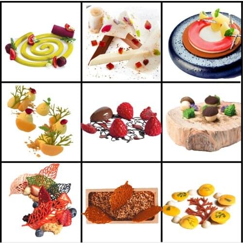 Meibum Dessert Placing Decoration Mould 20 Types Silicone Cake Molds Lace Mat Fondant Model Pastry Baking Tools Bakeware
